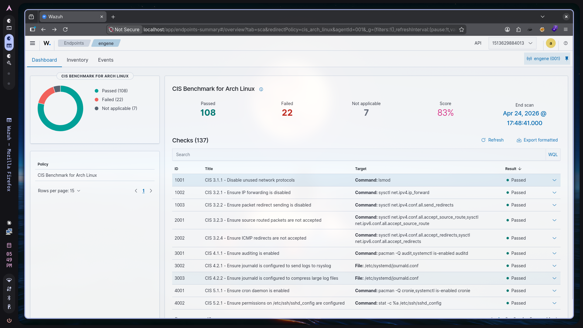 Final Hardened State